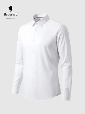 COMPRE 1 LEVE 3 - Brossard Camisa Social Masculina - À Prova D'água, Óleo e Manchas - BLACK FRIDAY